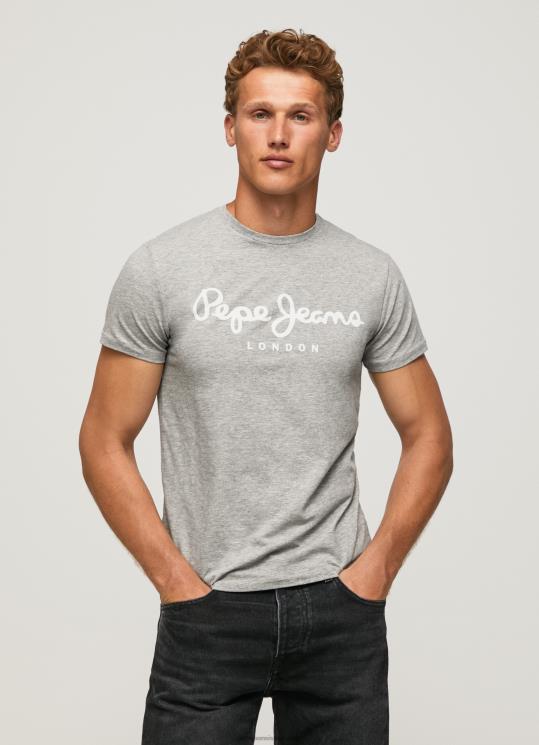d792d791d7a8d799d79d_4n8xb1004_pepe_jeans_d797d795d795d790d7a8_d790d7a4d795d7a8_d797d795d79cd7a6d7aa_d798d7a8d799d7a7d795_d79ed7.jpg גברים 4N8XB1004 Pepe Jeans חוואר אפור חולצת טריקו מכותנה עם שרוולים קצרים – תמונה 1
