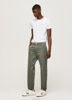 ⁦גברים 4N8XB1011 Pepe Jeans לבן חולצת טריקו כותנה לוגו מודפס⁩ – תמונה ⁦2⁩