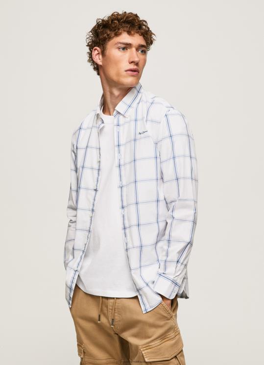 d792d791d7a8d799d79d_4n8xb1029_pepe_jeans_d7a9d6b6d781d7a0d794d6b8d791_d797d795d79cd7a6d7aa_d7a4d795d7a4d79cd799d79f_d7a9d79c_d7.jpg גברים 4N8XB1029 Pepe Jeans שֶׁנהָב חולצת פופלין של לוריאן בגזרה קלה – תמונה 1