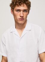 ⁦גברים 4N8XB1060 Pepe Jeans לבן חולצה עם שרוולים קצרים של lastingham⁩ – תמונה ⁦3⁩