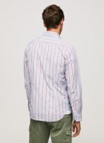 ⁦גברים 4N8XB1065 Pepe Jeans סטודיו אדום lister fil-a-fil חולצת slim fit⁩ – תמונה ⁦4⁩