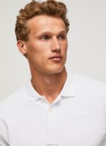 ⁦גברים 4N8XB1085 Pepe Jeans לבן חולצת טריקו עם לוגו⁩ – תמונה ⁦3⁩