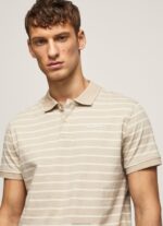 גברים 4N8XB1093 Pepe Jeans לֶתֶת חולצת פולו בהדפס פסים