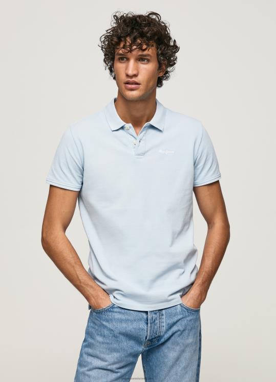 d792d791d7a8d799d79d_4n8xb1096_pepe_jeans_d79bd797d795d79c_d790d7a7d795d7a0d795d79ed799d7a7d794_d797d795d79cd7a6d7aa_d7a4d795d79.jpg גברים 4N8XB1096 Pepe Jeans כחול אקונומיקה חולצת פולו פיקה עם לוגו רקום – תמונה 1