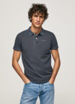 גברים 4N8XB1097 Pepe Jeans dulwich חולצת פולו פיקה עם לוגו רקום