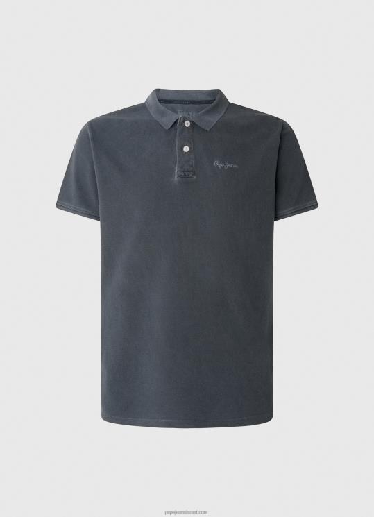 ⁦גברים 4N8XB1097 Pepe Jeans dulwich חולצת פולו פיקה עם לוגו רקום⁩ – תמונה ⁦5⁩