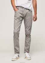 ⁦גברים 4N8XB1101 Pepe Jeans ארגנט מכנסי ריצה רגילים של סטנלי⁩ – תמונה ⁦2⁩