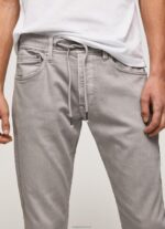 ⁦גברים 4N8XB1101 Pepe Jeans ארגנט מכנסי ריצה רגילים של סטנלי⁩ – תמונה ⁦3⁩