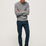 גברים 4N8XB1104 Pepe Jeans dulwich מכנסי צ'ינו בגזרה דקיקה של צ'רלי