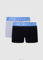 ⁦גברים 4N8XB1146 Pepe Jeans לבן 2 קופסאות כותנה נמתחות⁩ – תמונה ⁦5⁩