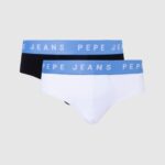 גברים 4N8XB1149 Pepe Jeans לבן 2 תחתוני כותנה נמתחים