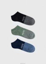 ⁦גברים 4N8XB1154 Pepe Jeans סטודיו אדום p print tk בוקסר 3 חבילות⁩ – תמונה ⁦3⁩