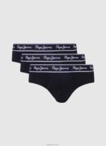 ⁦גברים 4N8XB1159 Pepe Jeans לבן 3 קופסאות כותנה נמתחות⁩ – תמונה ⁦3⁩