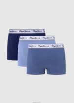 ⁦גברים 4N8XB1162 Pepe Jeans אוזי 3 קופסאות כותנה נמתחות⁩ – תמונה ⁦2⁩