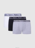 ⁦גברים 4N8XB1162 Pepe Jeans אוזי 3 קופסאות כותנה נמתחות⁩ – תמונה ⁦4⁩