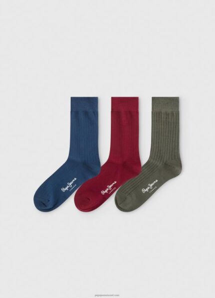 גברים 4N8XB1164 Pepe Jeans רַב 3 חבילות גרביים ארוכות
