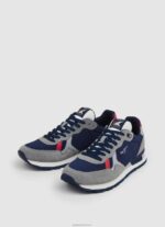 ⁦גברים 4N8XB1181 Pepe Jeans אפור נעלי ספורט רטרו של brit man studio⁩ – תמונה ⁦2⁩