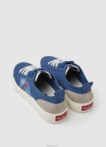 ⁦גברים 4N8XB1204 Pepe Jeans אִינדִיגוֹ נעלי ספורט מגופרות בדגל אלן⁩ – תמונה ⁦4⁩