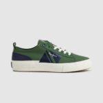 גברים 4N8XB1205 Pepe Jeans זית צבאי נעלי ספורט מגופרות בדגל אלן