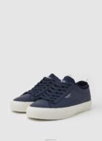 ⁦גברים 4N8XB1222 Pepe Jeans חיל הים נעלי ספורט גרביים מעור יוגי⁩ – תמונה ⁦3⁩