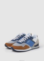 ⁦גברים 4N8XB1224 Pepe Jeans אוקיינוס נעלי ספורט משולבות london one⁩ – תמונה ⁦3⁩