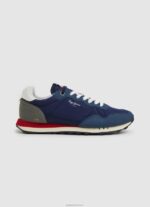 גברים 4N8XB1235 Pepe Jeans חיל הים נעלי סניקרס רטרו זכר של natch