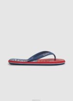 גברים 4N8XB1256 Pepe Jeans חיל הים כפכפי חוף דגל לוויתן