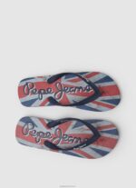 ⁦גברים 4N8XB1259 Pepe Jeans ג'ינס כהה כפכפי חוף דגל הוואי⁩ – תמונה ⁦2⁩