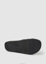 ⁦גברים 4N8XB1263 Pepe Jeans שָׁחוֹר כפכפי חוף בטקסטורת המחוון⁩ – תמונה ⁦5⁩