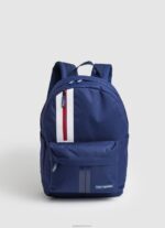 גברים 4N8XB1293 Pepe Jeans jarman תיק גב מבד עם פרטי קו