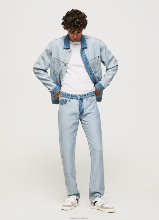 d792d791d7a8d799d79d_4n8xb799_pepe_jeans_d793d6b5d7a0d6b4d799d79d_d79ed79bd7a0d7a1d799_d792d799d7a0d7a1_d791d792d796d7a8d794_d7a.jpg גברים 4N8XB799 Pepe Jeans דֵנִים מכנסי ג'ינס בגזרה רגילה בגזרה בינונית – תמונה 1
