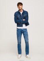 גברים 4N8XB803 Pepe Jeans דֵנִים מסלול ג'ינס רגיל בכושר בינוני