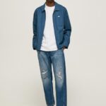 גברים 4N8XB812 Pepe Jeans דֵנִים ג'ינס בגזרה רגועה של cade midrise