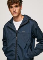 גברים 4N8XB828 Pepe Jeans dulwich מעיל רוח עם קפוצ'ון