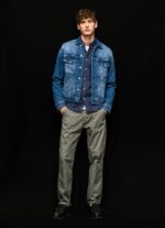 גברים 4N8XB831 Pepe Jeans דֵנִים ז'קט ג'ינס בהתאמה רגילה pinner