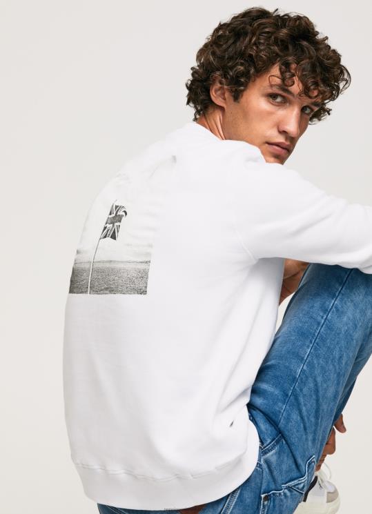 d792d791d7a8d799d79d_4n8xb867_pepe_jeans_d79cd791d79f_d79ed792d7a9d7a8_d79cd794d793d7a4d7a1d7aa_d7aad79ed795d7a0d795d7aa.jpg גברים 4N8XB867 Pepe Jeans לבן מגשר להדפסת תמונות – תמונה 1