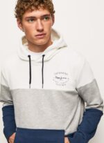 גברים 4N8XB871 Pepe Jeans jarman מגשר כותנה בלוק צבעוני