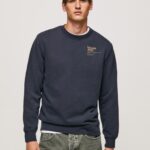 גברים 4N8XB873 Pepe Jeans dulwich מגשר כותנה צווארון מעוגל