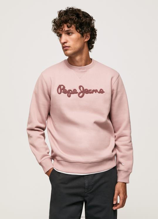 d792d791d7a8d799d79d_4n8xb882_pepe_jeans_d795d7a8d795d793_d790d7a7d795d7a0d795d79ed799d7a7d794_d79ed792d7a9d7a8_d79bd795d7aad7a0.jpg גברים 4N8XB882 Pepe Jeans ורוד אקונומיקה מגשר כותנה לוגו רקום – תמונה 1