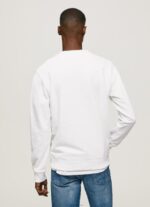 ⁦גברים 4N8XB899 Pepe Jeans לבן מגשר לוגו דגל⁩ – תמונה ⁦4⁩