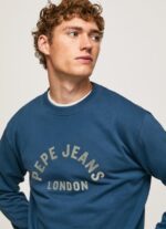 ⁦גברים 4N8XB900 Pepe Jeans jarman סווטשירט מודפס לוגו⁩ – תמונה ⁦3⁩