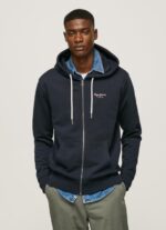 גברים 4N8XB905 Pepe Jeans dulwich מגשר עם רוכסן בהדפס לוגו