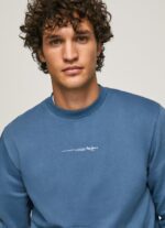 ⁦גברים 4N8XB907 Pepe Jeans jarman סווטשירט כותנה מודפס לוגו⁩ – תמונה ⁦3⁩