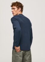 ⁦גברים 4N8XB923 Pepe Jeans dulwich חולצת טריקו מכותנה סרוגת וופל⁩ – תמונה ⁦4⁩