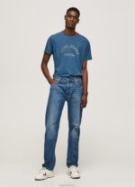 ⁦גברים 4N8XB951 Pepe Jeans jarman חולצה בהדפס לוגו⁩ – תמונה ⁦2⁩