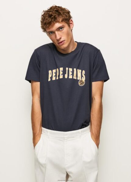 גברים 4N8XB969 Pepe Jeans dulwich חולצה בהדפס לוגו