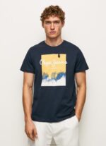 גברים 4N8XB979 Pepe Jeans dulwich חולצה בהדפס לוגו