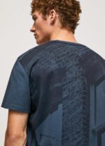 ⁦גברים 4N8XB980 Pepe Jeans jarman חולצה בהדפס תמונות⁩ – תמונה ⁦4⁩