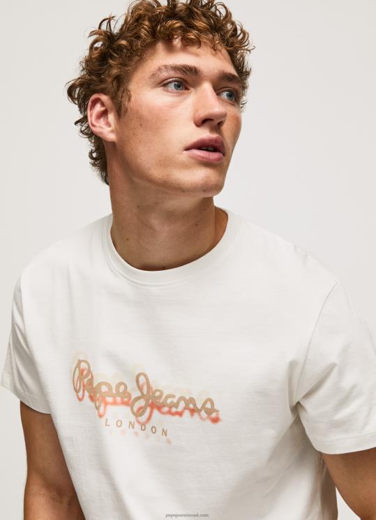 d792d791d7a8d799d79d_4n8xb992_pepe_jeans_d7a6d791d7a2_d7a7d7a8d79d_d797d795d79cd7a6d794_d791d794d793d7a4d7a1_d79cd795d792d795.jpg גברים 4N8XB992 Pepe Jeans צבע קרם חולצה בהדפס לוגו – תמונה 1