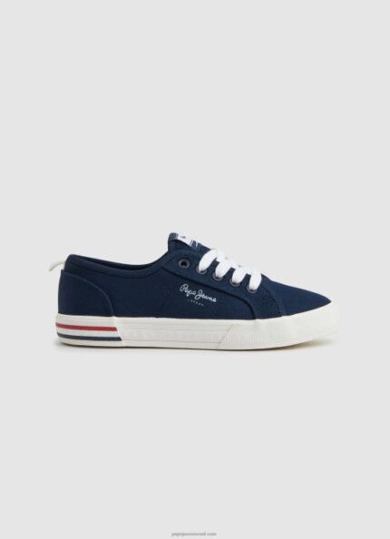 יֶלֶד 4N8XB1545 Pepe Jeans חיל הים סניקרס בייסיק של בריידי